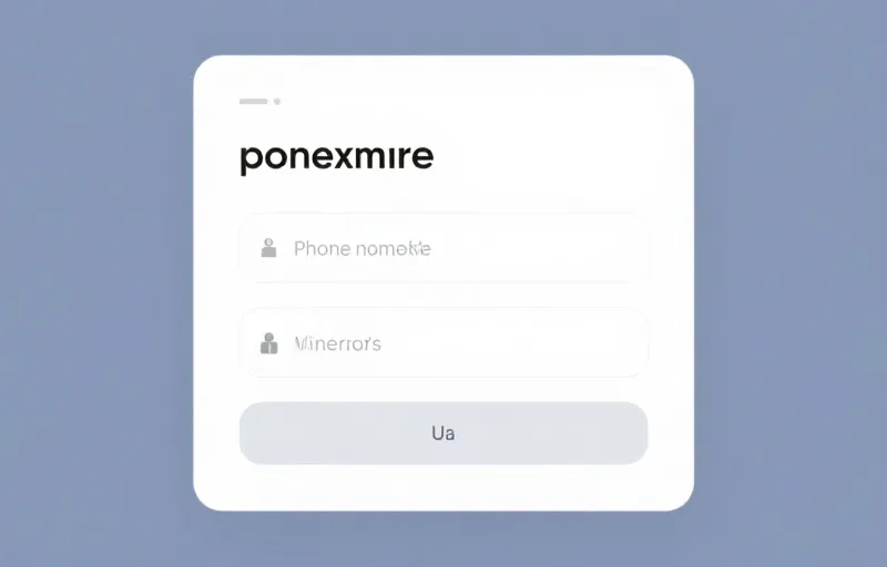 快速注册表单示意